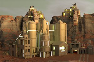 Mars Battle Betonfabrik