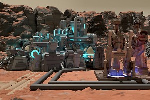 Mars Battle Kraftstoffraffinerie
